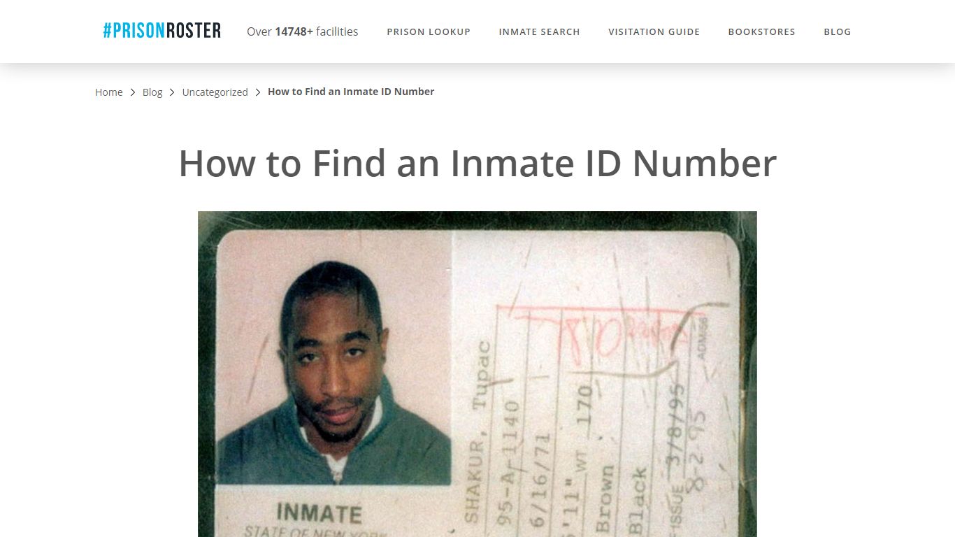 How to Find an Inmate ID Number - Prisonroster